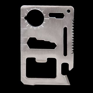 USD $ 2.98   Stainless Steel 11 in 1 Multi Functional Tool Card (2