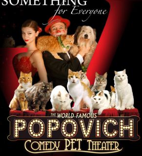  TICKETS TO POPOVICHS COMEDY PET THEATER AT THE V THEATER IN LAS VEGAS