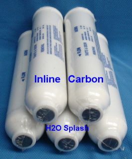 Inline Carbon Water Filter 5 Replacement Icemaker Ro