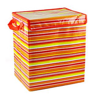 USD $ 17.49   Non woven Storage Box Orange Stripe,