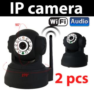   Detect 2 Way Audio WiFi Wireless IR IP Camera Built in Microphone