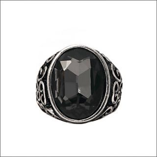  59   Vintage Black Stone Ring (19#), Gadgets