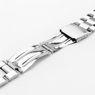 EUR € 2.47   unisexe Bracelet montre acier inox 20mm (argent
