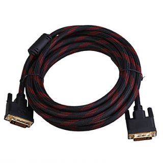 chapado en oro DVI 24 +1 mm cable blindado de conexión (5 m de