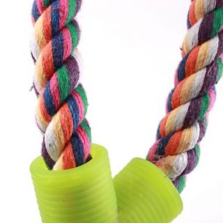  gekleurde gevlochten touw katrol speelgoed voor honden (22 x 8 x 2 cm