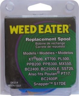NEW Weed Eater 952711551 0 080 Inch String Trimmer Spool XT600 XT700
