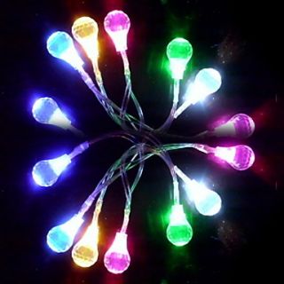 6m 3w 32 luz LED de colores en forma de gota de agua cadena de hadas