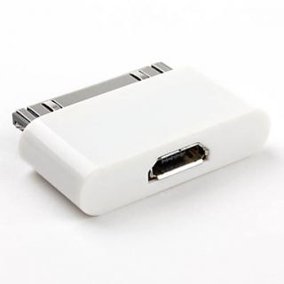 Micro USB Buchse auf Apfel 30pin männlich Sync & Charge Adapter für