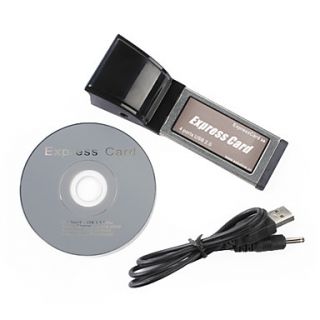 USD $ 13.99   4 Port USB 2.0 Express Card 34mm Adapter for Laptop