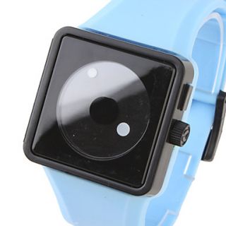 USD $ 4.39   Fashion Silicone Wrist Watch(Blue),