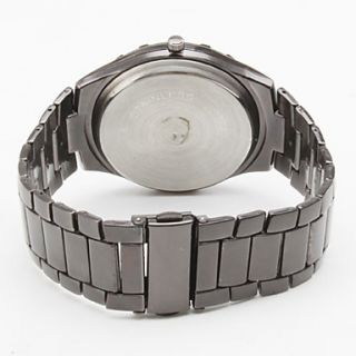 USD $ 7.39   Mens Silicone Analog Quartz Wrist Watch NO.39 (Black