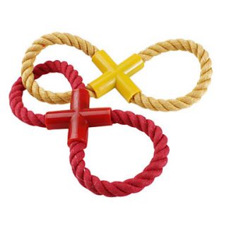  Dual geflochtenen Seil Stil Haustier Spielzeug für Hunde (39 x 8 cm