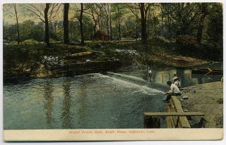 1910 Postcard South River Indianola IA Warren County