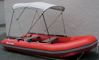 Bow Bimini Top for Inflatable Boat Dinghy Skiff Jon
