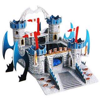 Arquitectura DIY 3D Puzzle Fantasy Castle (49pcs, dificultad 3 de 5