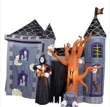 Huge 12ft Gemmy Airblown Inflatable Haunted House Castle