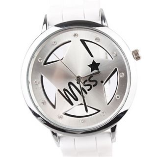 USD $ 5.49   Hollow Out Star Pattern Design Unisex Quartz Wrist Watch