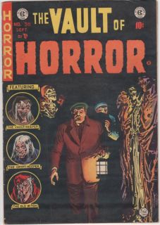Vault of Horror 38 1954 High Grade Craig Davis Ingels Krigstein