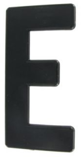 Big Plastic Initial Pin Black Large Choice of Letter