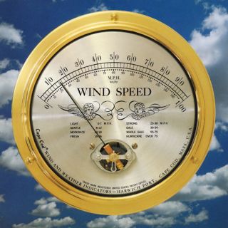 Cape Cod Wind Weather Instruments WIND SPEED INDICATOR Home Boat Golf
