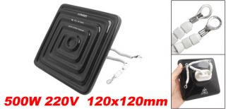  220V 120 x 120mm Square Heating Element Ceramic Infrared Heater Panel