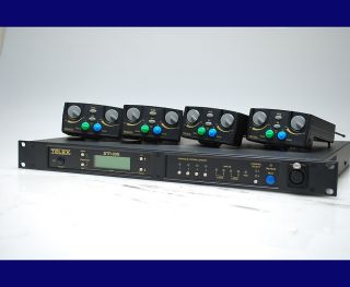  80N TWO CHANNEL WIRELESS INTERCOM SYSTEM WITH FOUR TR 82N BELTPACKS A4
