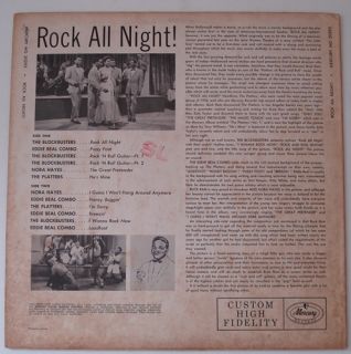ROCK ALL NIGHT Platters Blockbusters Eddie Beal Orig Rockabilly R&B