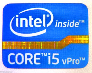Intel Core i5 Vpro Inside Sticker 15 5 x 21mm 309