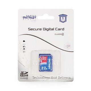 EUR € 8.55   2gb Patriot carte mémoire SDHC (classe 4), livraison