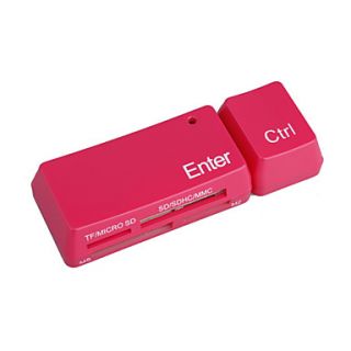 EUR € 4.22   56 en 1 Mini USB 2.0 lecteur de carte (rouge