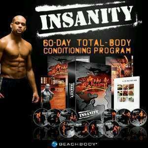 Insanity Workout Total Body Conditioning Home Workout DVD Program