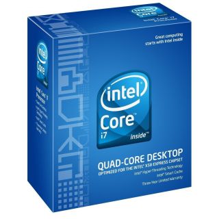 NR Intel Core i7 920 Processor BX80601920   2.66GHz, LGA 1366, 4.8GT/s