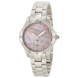 Invicta 10219 Womens Angel Diamond Accented Pink MOP Dial Stainless