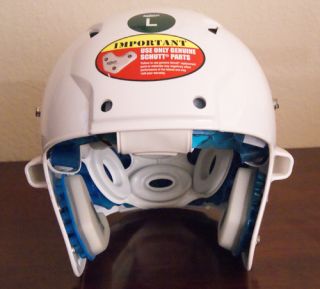 New Schutt White ion 4D Kids Youth Football Helmet Large