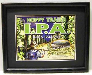 Appalachian Brewing Co Hoppy Trails IPA Beer Sign