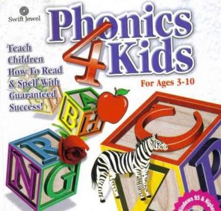 Phonics 4 Kids PC CD Combine Music Activities to Read
