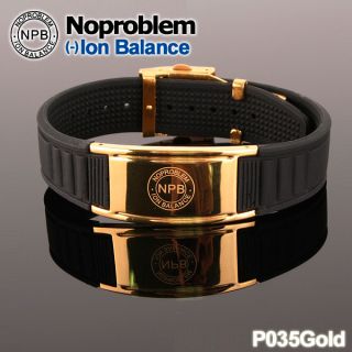   Titanium Ionic ion Balance Silicone Band health Bracelet Bangle G