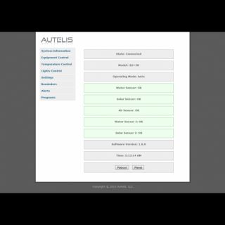 Autelis Pool Control Pentair Intellitouch Web IP Serial Home