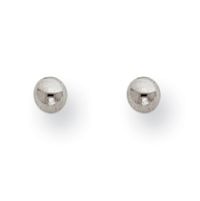 Inverness Piercing Palladium Plated 3mm Ball Earrings