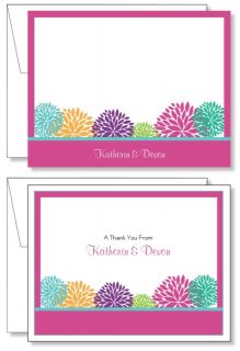 Bright Blossoms Flower Floral Wedding Invitations Set Any Color