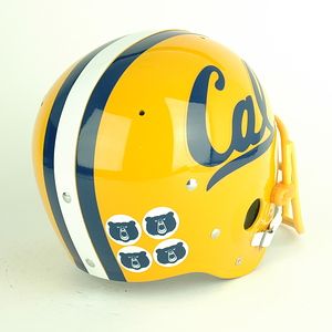 California Bears Suspension Football Helmet History Cal