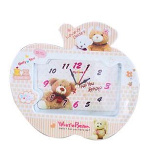 USD $ 5.59   Lovely Bear Pattern Middle Sized Analog Alarm Clock,