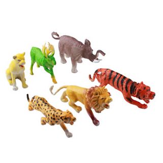 USD $ 16.69   Hard Plastic Wild Animals Figures Set,