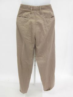 Irma Bignami Tan Khaki Cotton Pants Trousers Sz 44