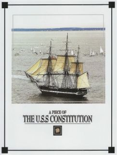 USS Constitution aka Old Ironsides SHIP Wood Piece