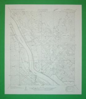 Myrtle Grove Ironton Phoenix Louisiana 1935 Topo Map