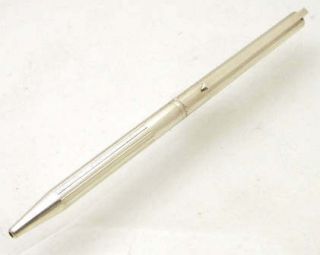 St Dupont Classique Silver Plated Ball Point Pen