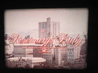 Super 8mm Film 68 Rosemarys Baby MIA Farrow