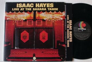 ISAAC HAYES Live at the Sahara Tahoe 1st pressing Enterprise Stax EXC