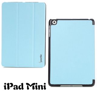  Portfolio Leather Case for Apple iPad Mini Tablet Sky Blue